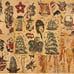 Sailor Jerry Traditional Vintage Style Tattoo Flash 50 Sheets 11x14 Old School