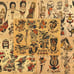 Sailor Jerry Traditional Vintage Style Tattoo Flash 50 Sheets 11x14 Old School