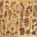Sailor Jerry Traditional Vintage Style Tattoo Flash 50 Sheets 11x14 Old School