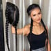 Black reality star wig