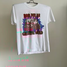 BOB DYLAN / THE GRATEFUL DEAD ALONE TOGETHER TEE - 1987 LARGE