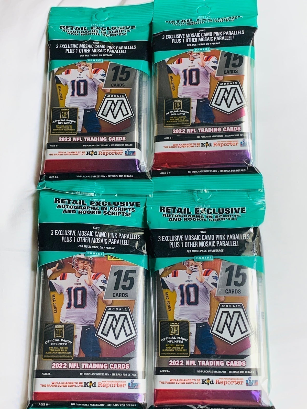 2022 NFL Mosaic Cello Pack Bundle