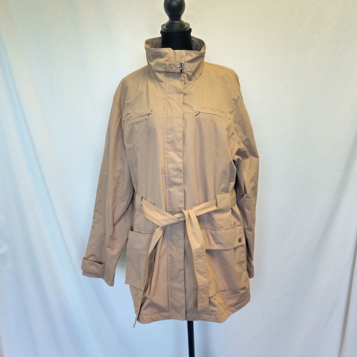 Waterproof Tan Women's Zip Up Jacket ZeroXposure