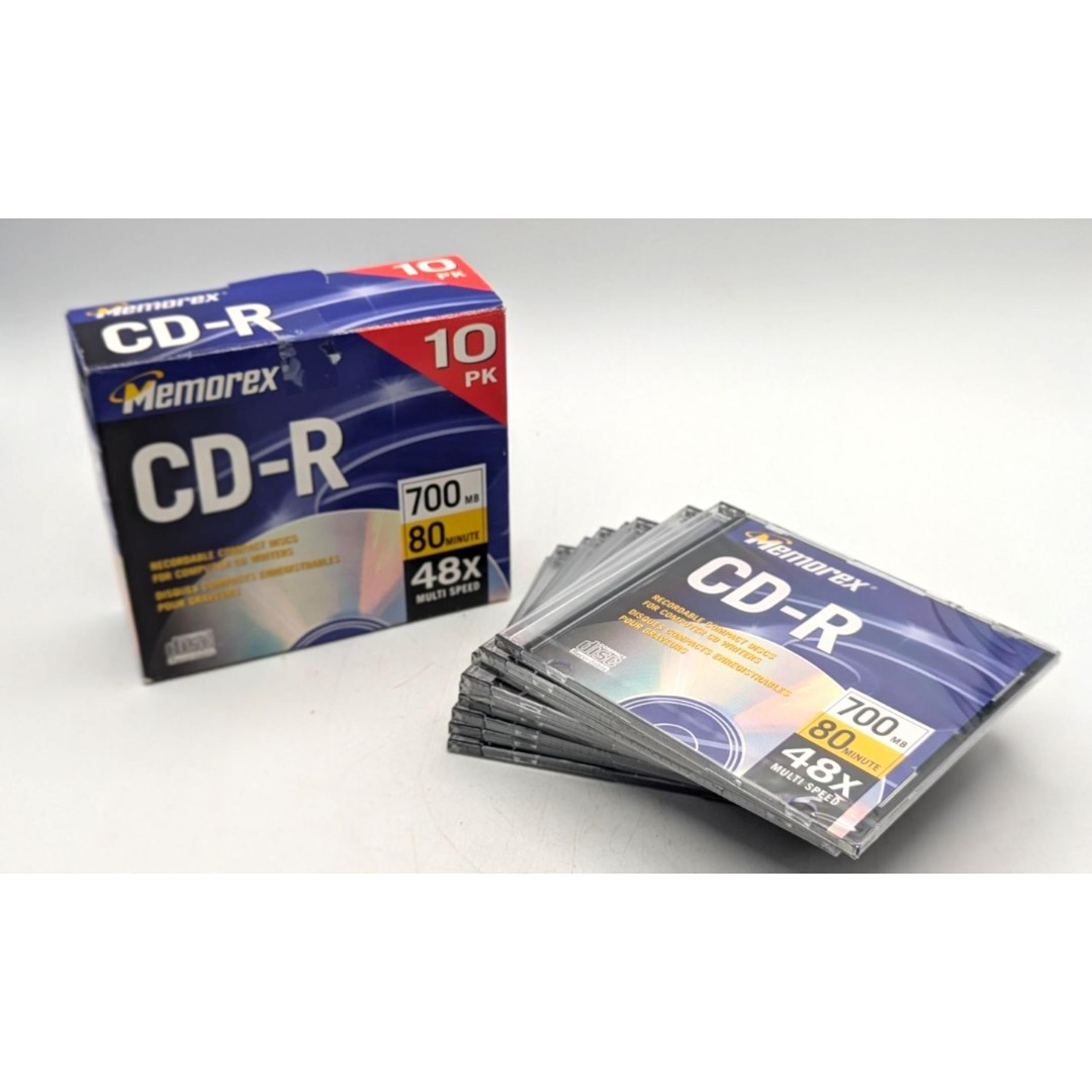Memorex CD-R 48x 700MB/80 Minutes/19 Pack/BRAND NEW SEALED