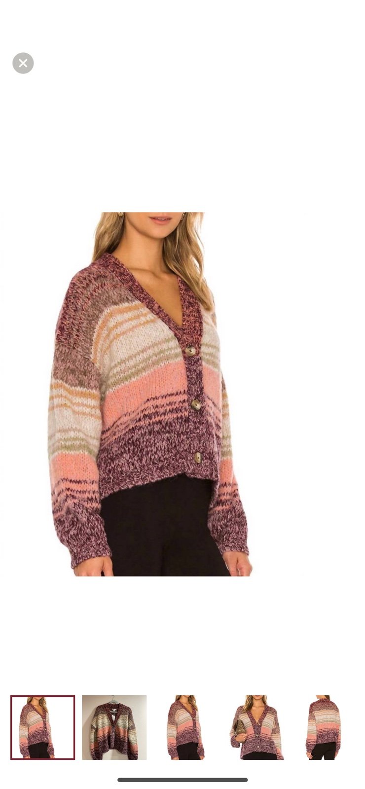 NWT Velvet by Graham & Spencer Lara Alpaca Cardigan