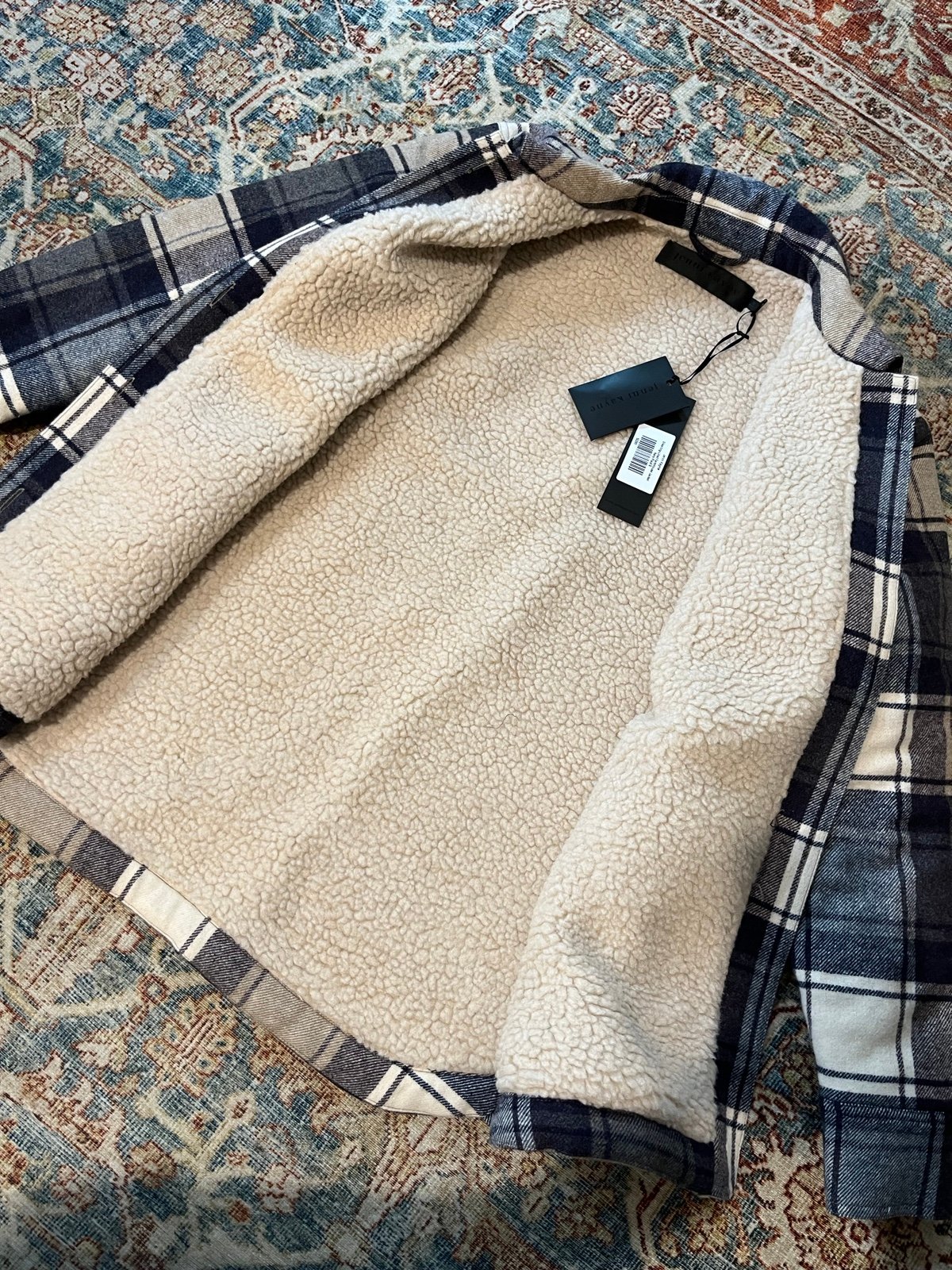 Jenni Kayne Shearling lined Farmhouse Jacket - detail