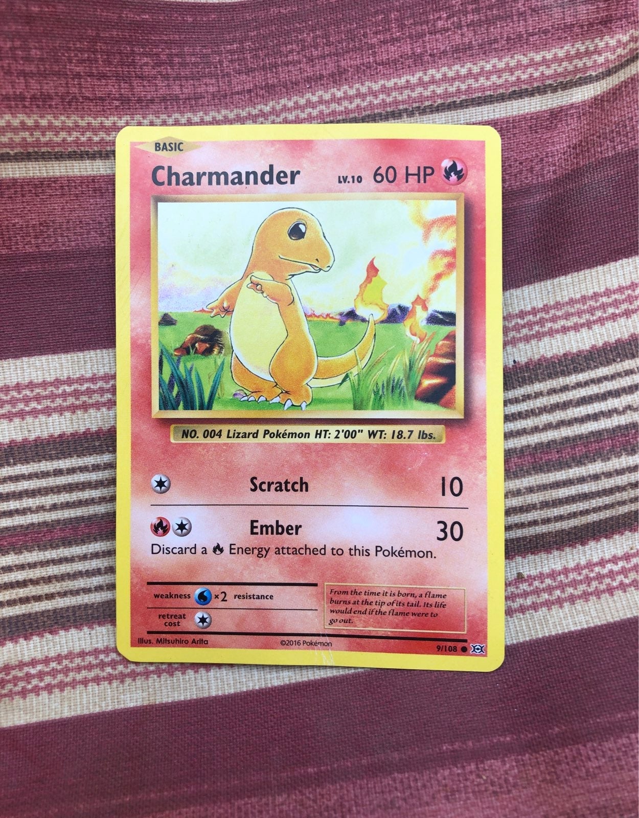 Charmander Pokemon Card