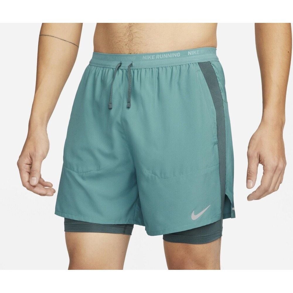 Nike Stride Men's Hybrid Running Shorts Green Size 3XL NWT DM4757-328
