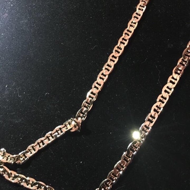 MARINER 14K GOLD CHAIN BRACELET ITALY