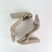 Steve Madden NWT Women's Blush Leather Carrson Block Heel Sandal Size 10