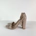 Steve Madden NWT Women's Blush Leather Carrson Block Heel Sandal Size 10