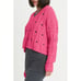 PLANET by Lauren G Womens Moth V-Neck Sweater One Size Long Sleeve MSRP 288