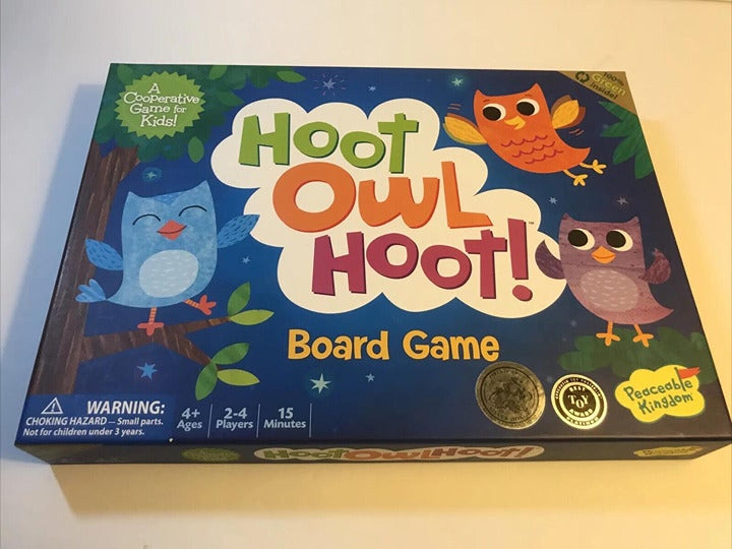 Peaceable Kingdom Hoot Owl Hoot! Cooperative Game For Kids Parent’s Choice Award