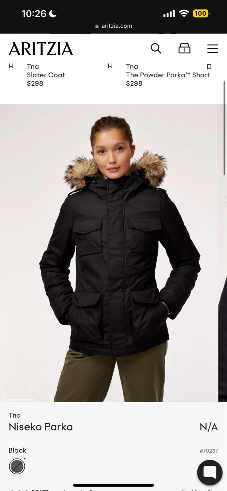 Aritzia Niseko Parka