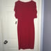 Anne Klein red cold shoulder dress, size 6, New!