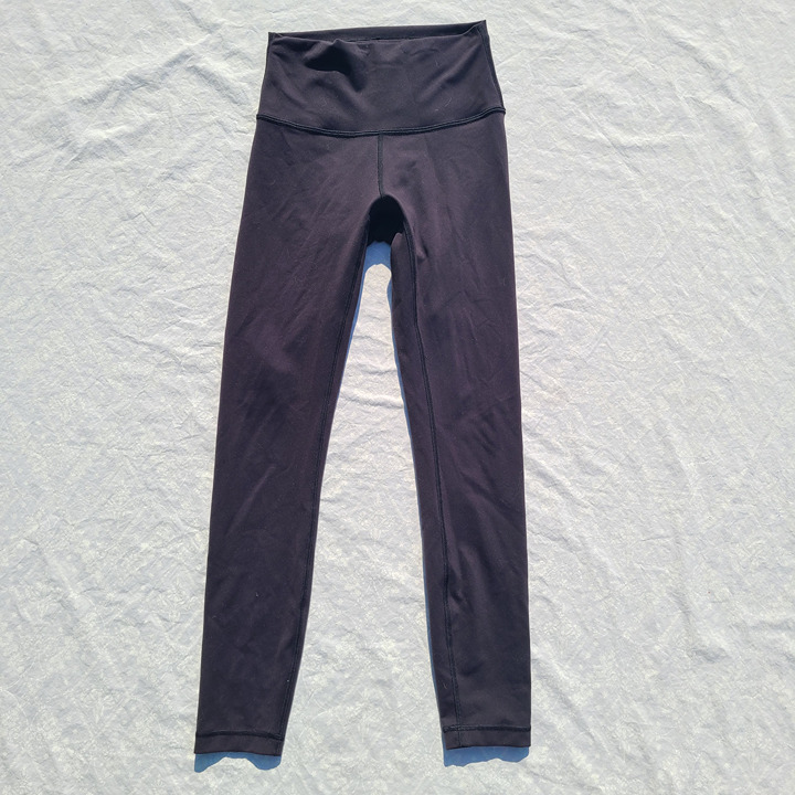 Lululemon Wunder Train High-Rise Tight 7/8 25 - Black (First Release) - Size 4