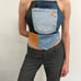 Reconstructed Carhartt Denim Halter Top
