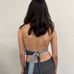 Reconstructed Carhartt Denim Halter Top