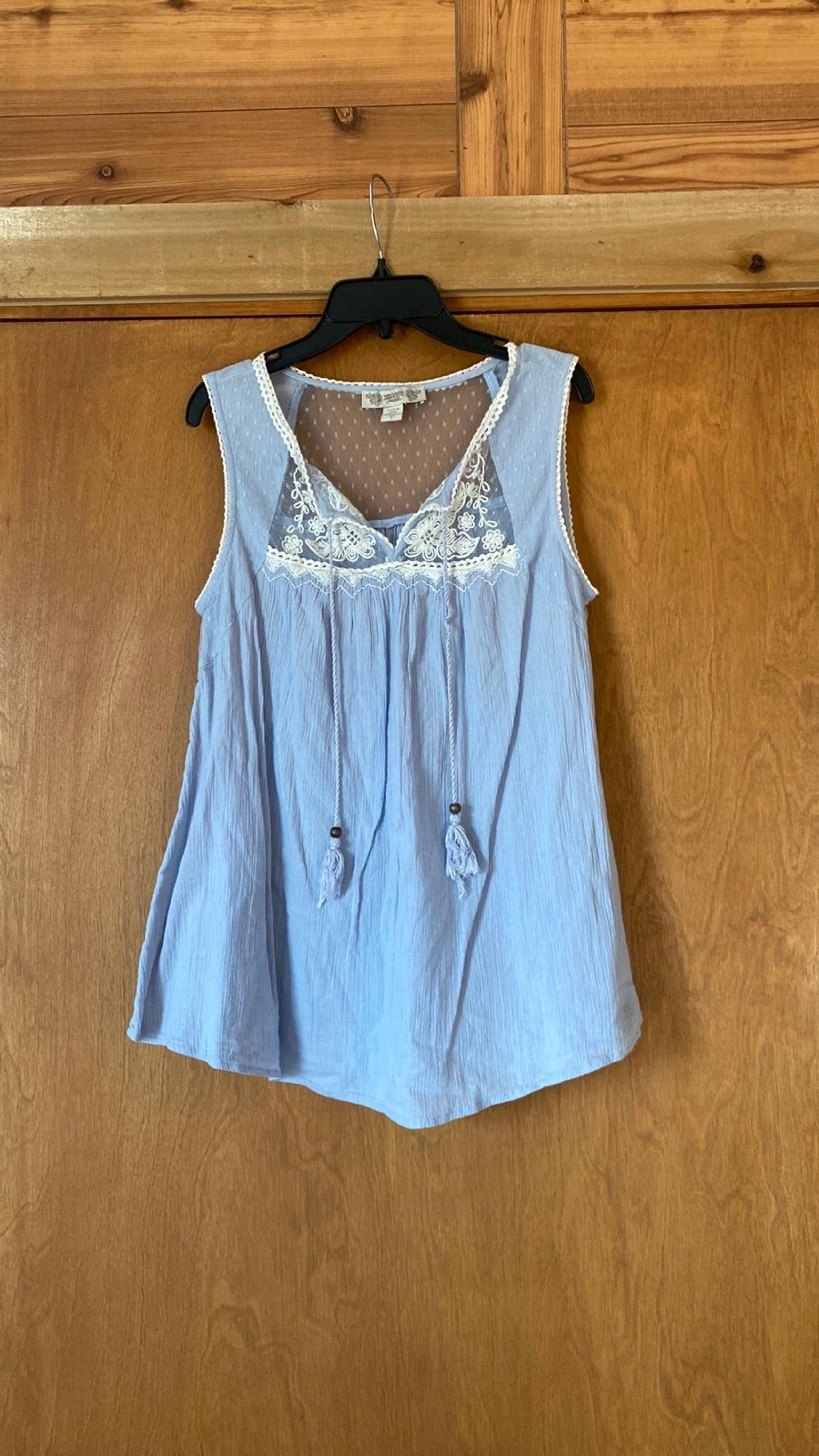 Vintage America Blues embroidered top