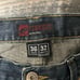 Vintage y2k baggy anchor blue jeans