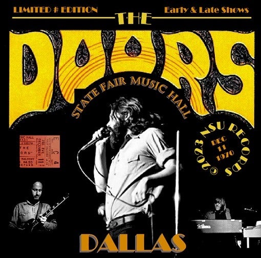 The Doors Live Dallas Auditorium 1970 December 11. LTD 2CD