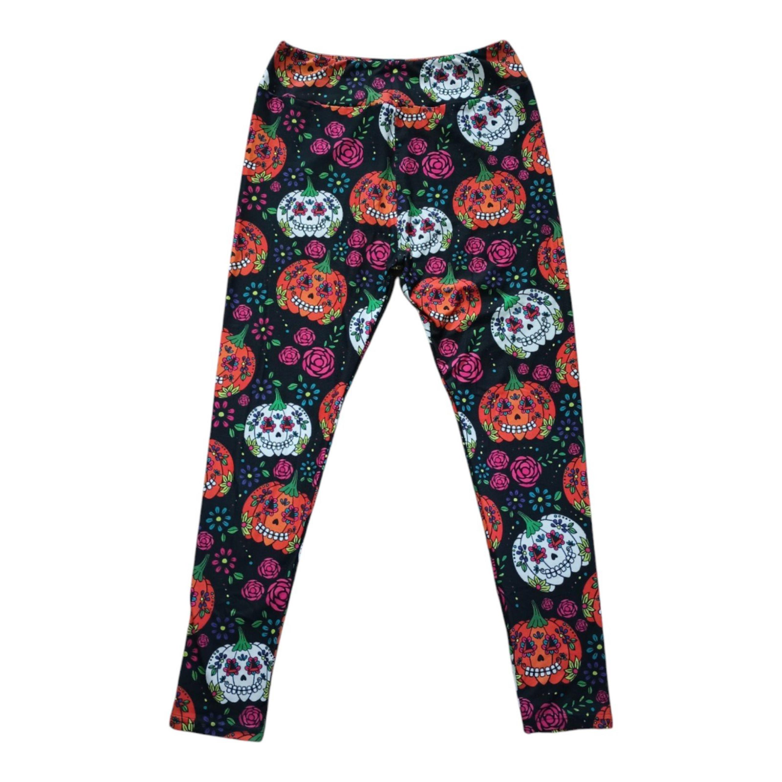 Halloween Pumpkin Leggings, Women's XL, Like New NWOT
