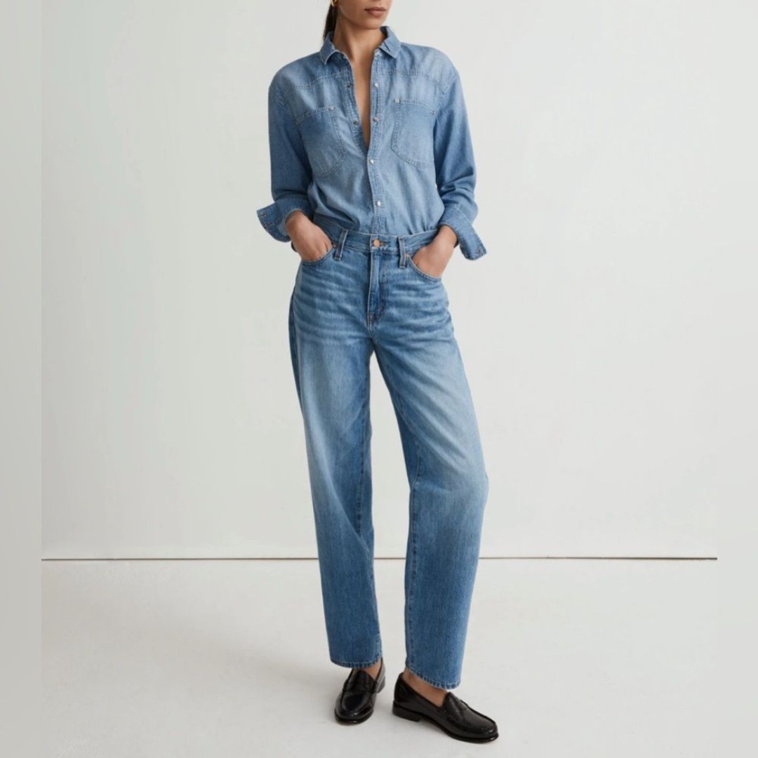 Madewell The Slouchy Boyjean Size 28
