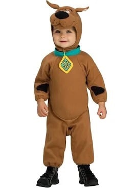 Scooby Doo Little Boys Deluxe 2 Piece Costume Set 2T