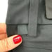 Lululemon ABC Slim Pant Obsidian MAQQS Men 32 x 25 Reflective Cuff Altered