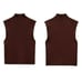 ZARA RIBBED KNIT TOP BROWN | 5536/166 size S