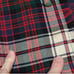 Vintage Aljean of Canada Red/Green/White/Blue Plaid Pleated Wool Skirt