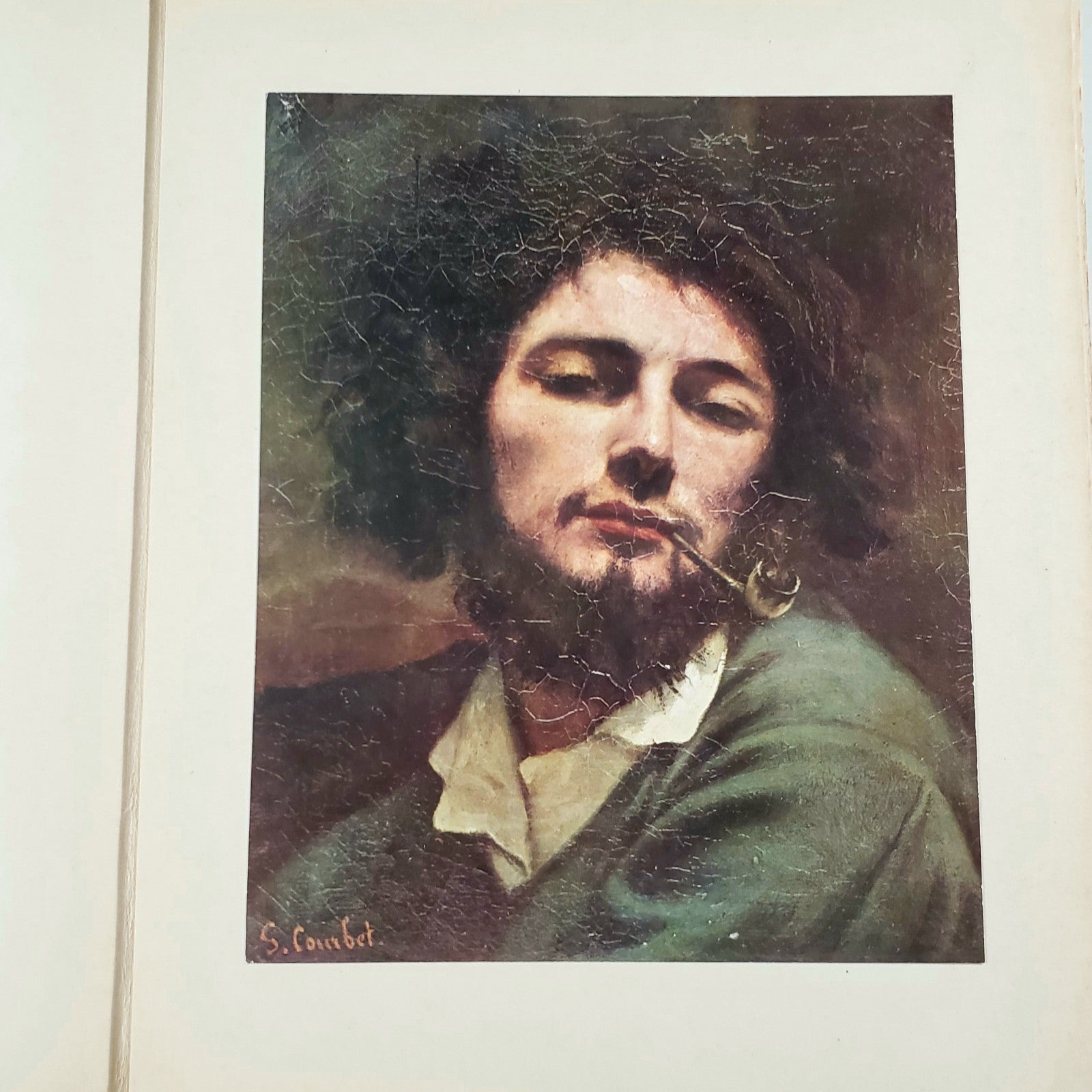 1940 Gustave Courbet Art Portfolio with French Text, Seven Prints
