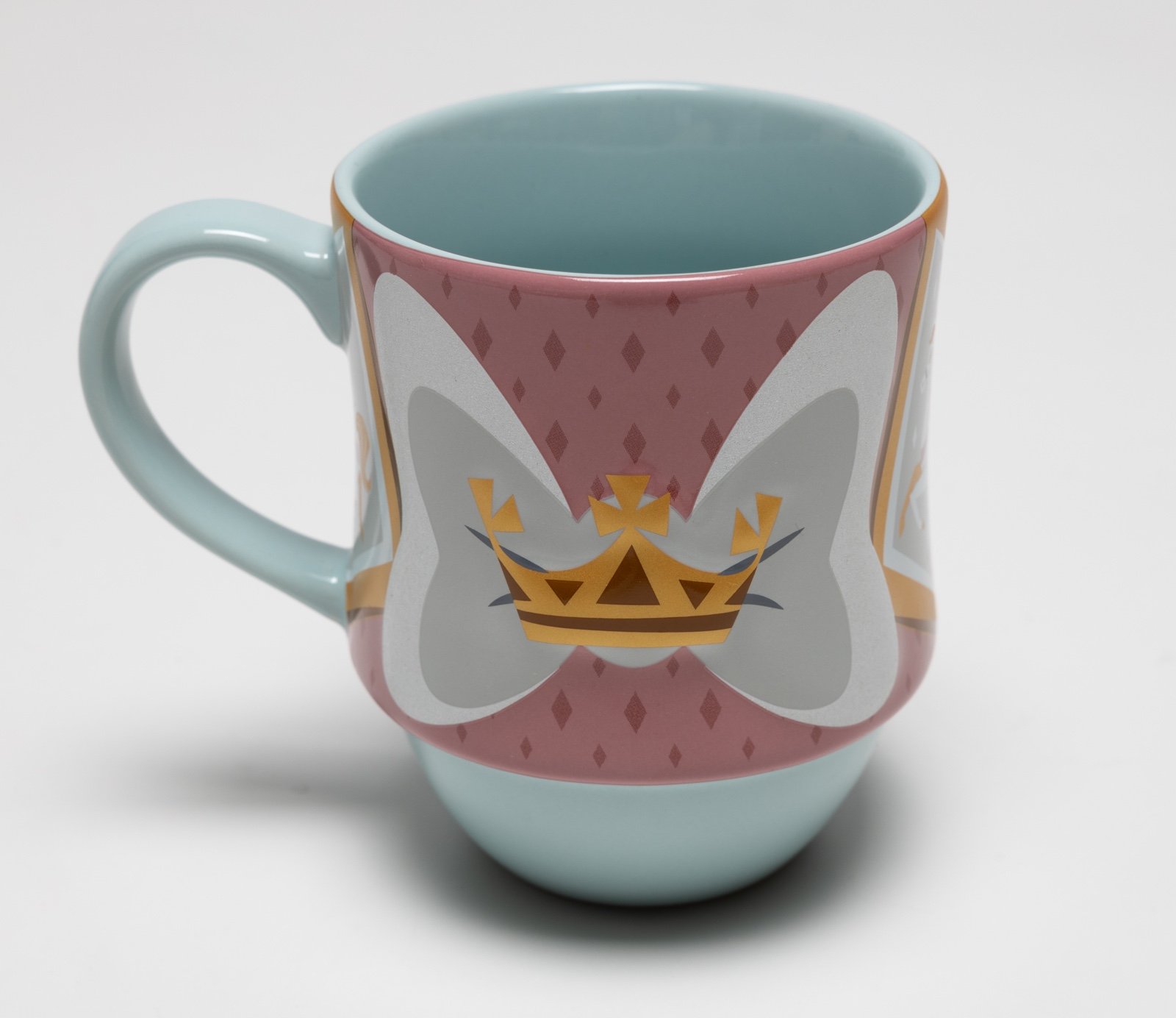 RARE Disney Parks Exclusive Minnie Mouse Bow King Arthur Carrousel Coffee Mug