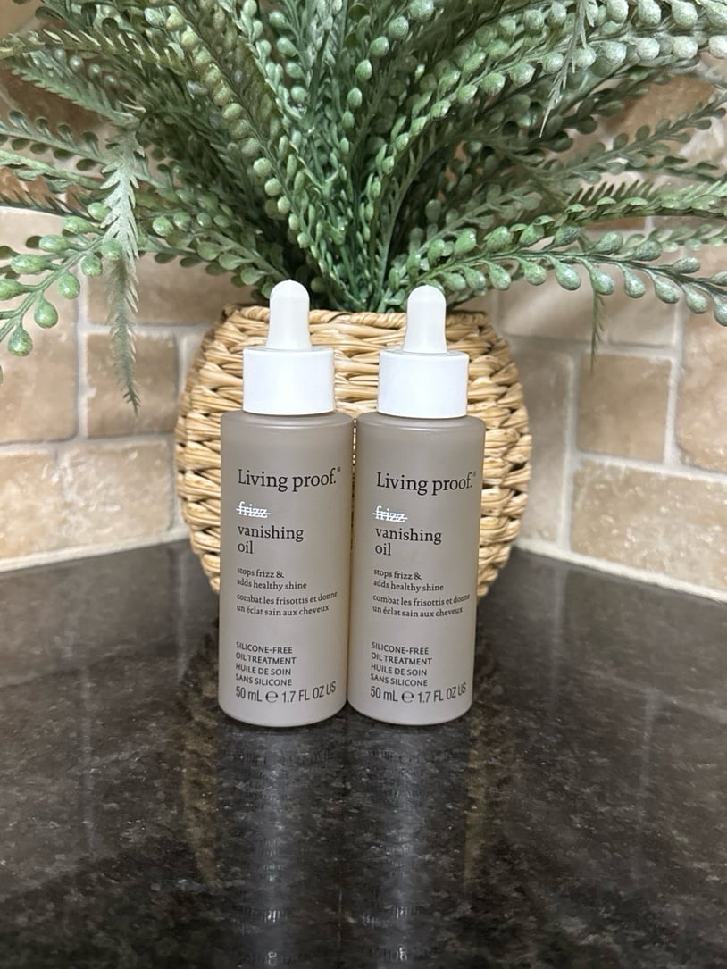 2 Living proof frizz vanishing oils