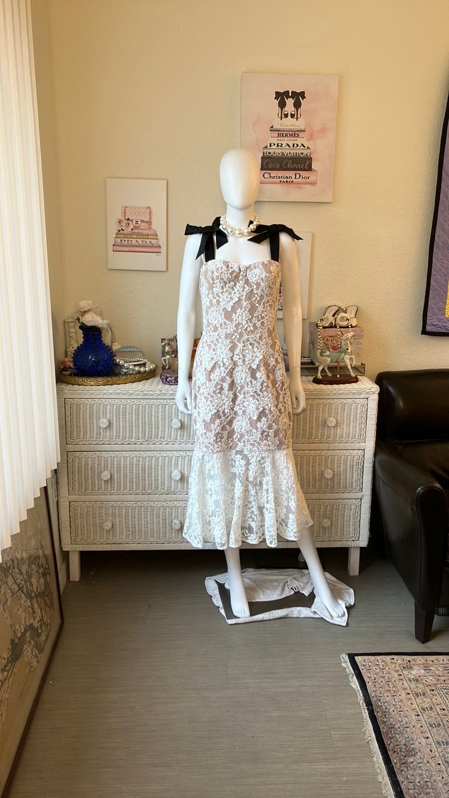 Bronx & Banco Willow lace midi dress 8