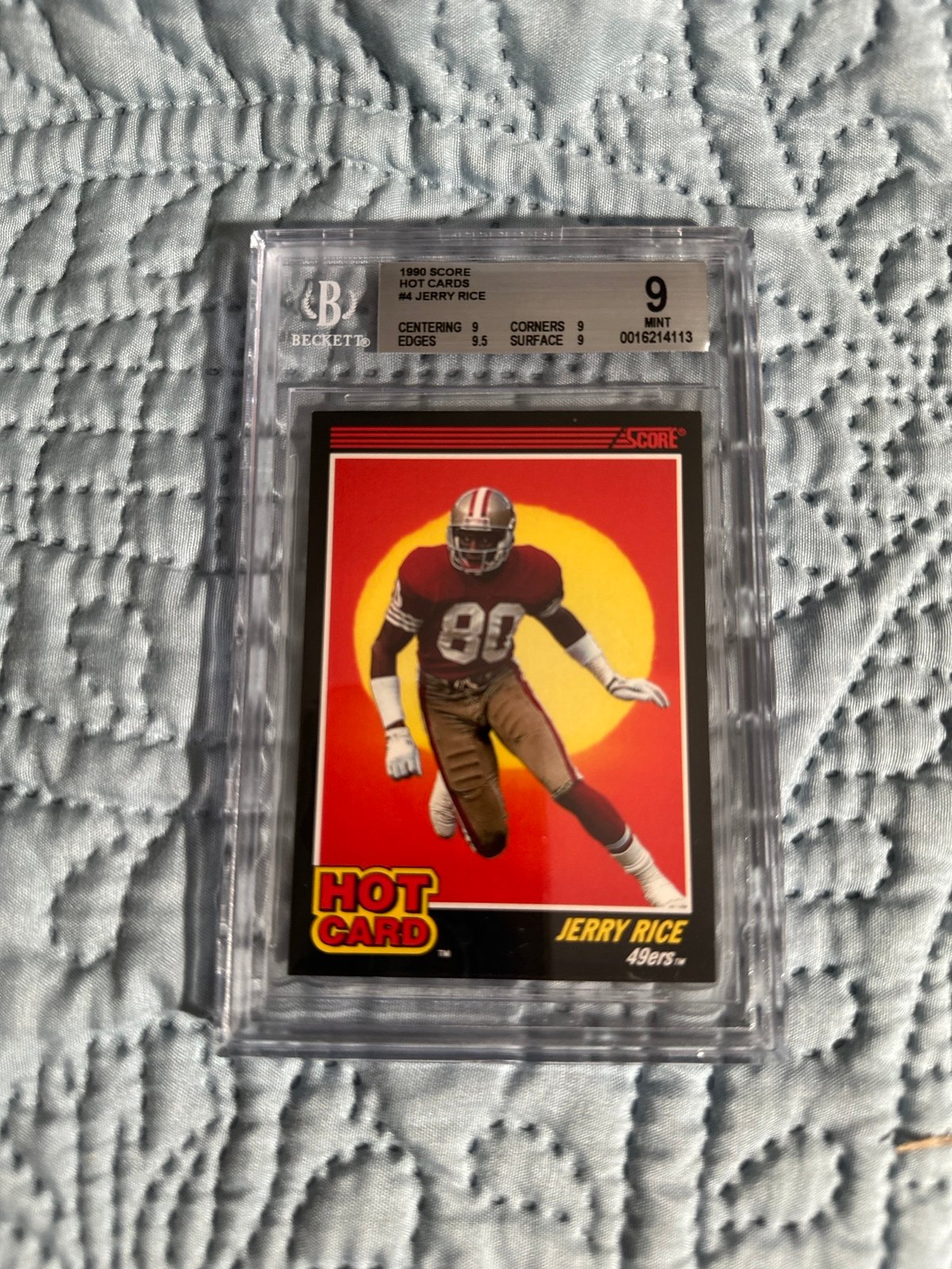 Jerry Rice Hot Card BGS-9