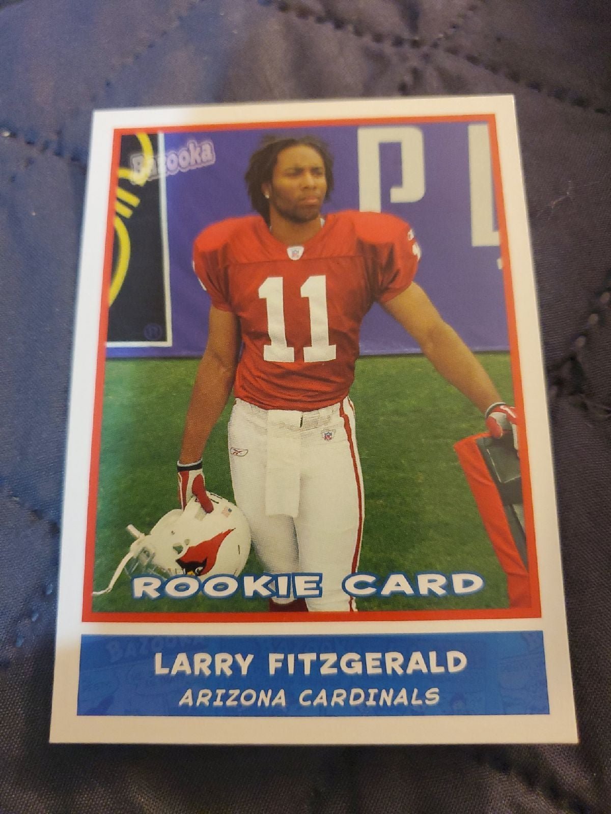 Larry Fitzgerald rare Bazooka rookie