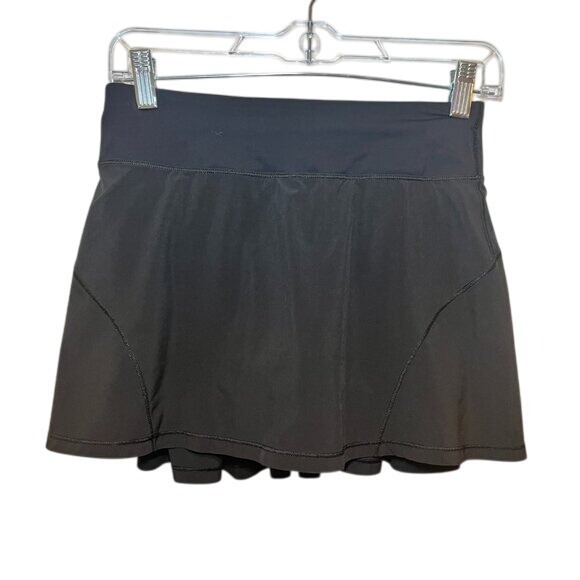lululemon Black Flared Sport Tennis Skirts Women’s Size 2