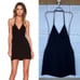 SOLACE London Michelle Mini Dress in Black size 2
