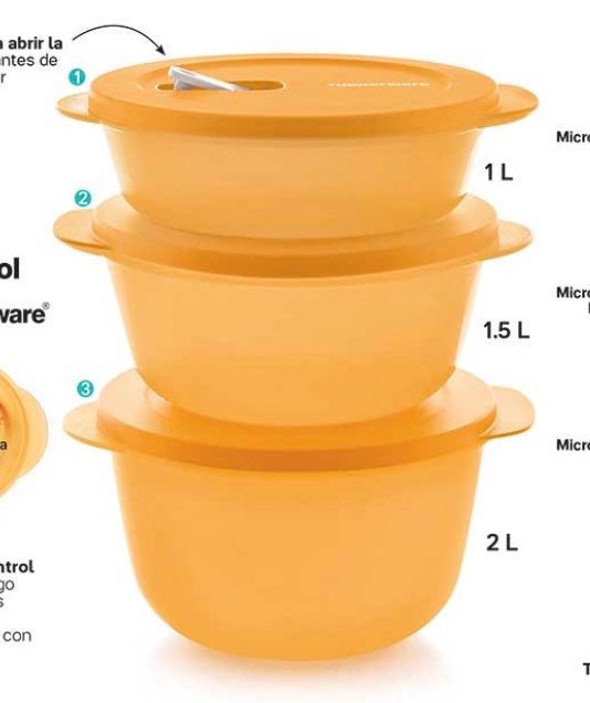 Tupperware CrystalWave Plus Container Set of 3
