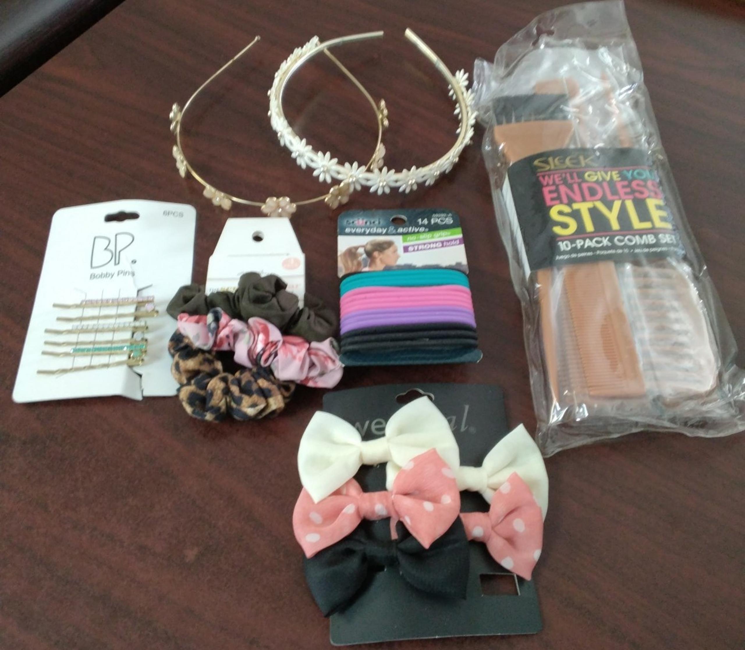 Boutique Scunci Hairs Accessories 14 Multicolored Pcs Strong Hold Nwt