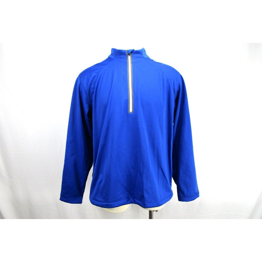 Slazenger Golf 1/2 Zip Blue Pullover Windbreaker Sweater Jacket Mens 2XL Apparel