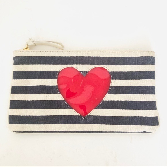 MOSCHINO CHEAP&CHIC SAILOR STRIPE CLUTCH