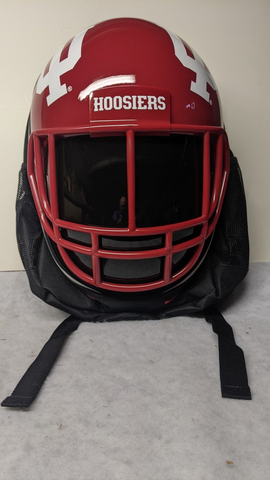 Indiana University (Hoosier) Football Helmet Backpack NCAA 3D replica
