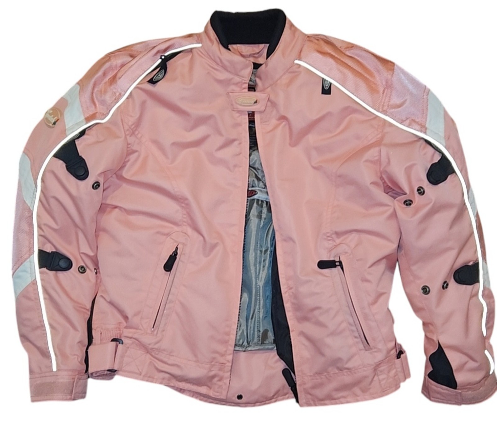 Cortech Women's LRX Pink Tourmaster Trinity Padded Motorcycle Jacket XS
