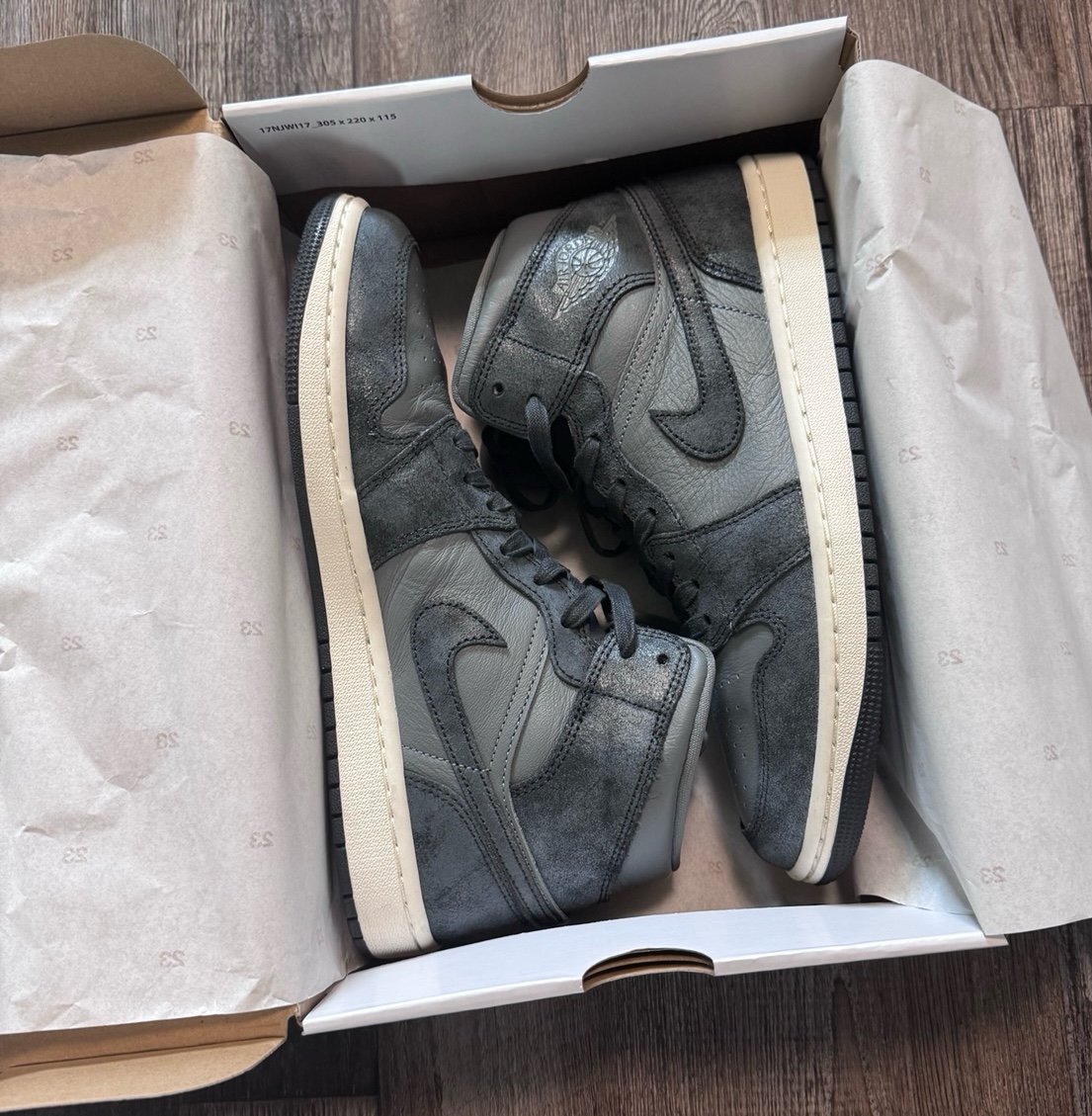 Nike Air Jordan 1 Mid SE AJ1 Distressed Smoke Grey FJ3448-001