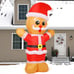 8FT Christmas Inflatable Gingerbread Man Lighted Led for Indoor Outdoor Decor