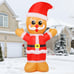 8FT Christmas Inflatable Gingerbread Man Lighted Led for Indoor Outdoor Decor
