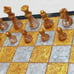 Resin Chess set Includes Board