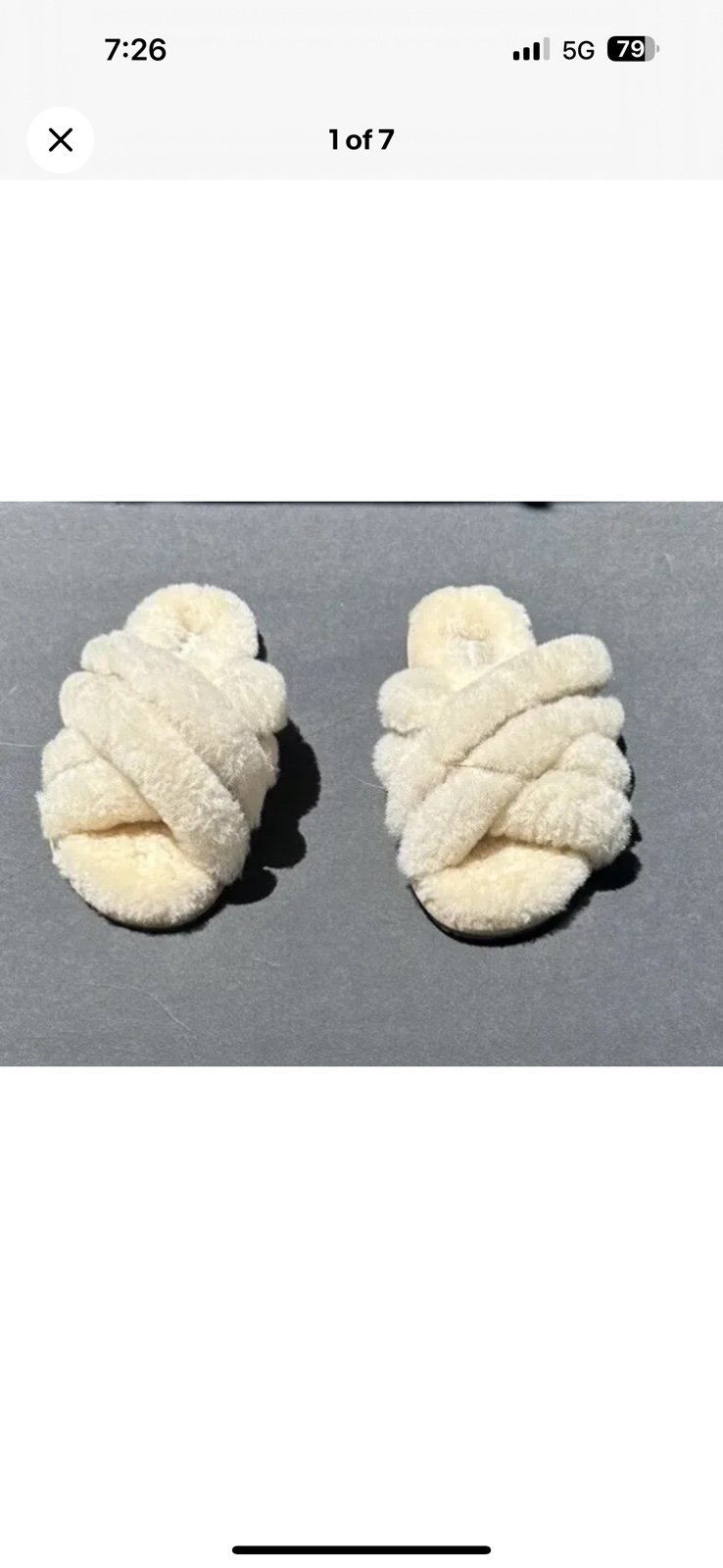 UGG SCUFFITA WOMEN'S SAND SCUFFITA FLUFFY SHEEPSKIN SLIPPERS SZ US 6 EU 37 NWOB!